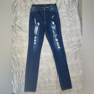 Fashion Nova Distressed Jeans